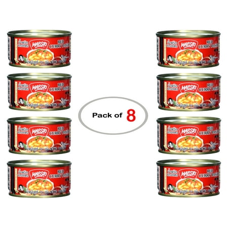 Red Curry Paste (Nam Phrik Gaeng Daeng) for Spicy Thai Food, 4 oz / 114 g (Pack of 8, Maesri Thai Cuisine)