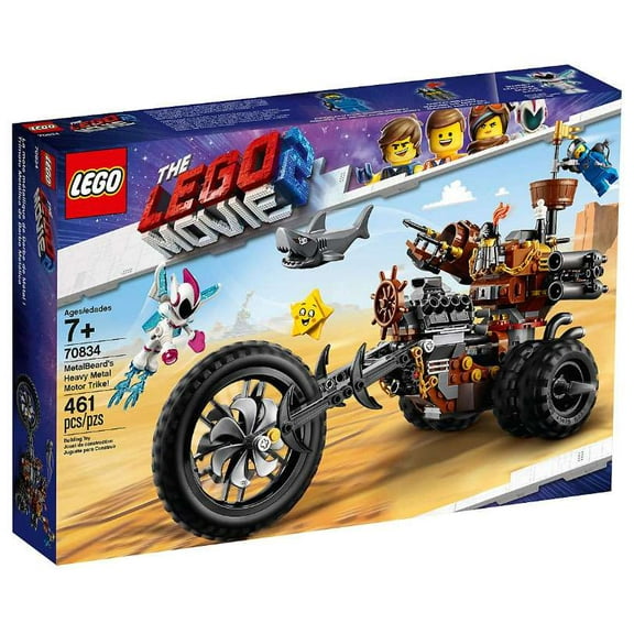 Pre-Owned The LEGO Movie 2 MetalBeard's Heavy Metal Motor Trike! Set LEGO 70834 [Damaged Package]