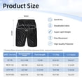 thumbnail image 4 of Cauagu Abstract Black And White Waves Print Swim Trunks for Men,Youth Boys Swim Shorts Compression Liner Beach Shorts Boys' Swimming Shorts 7-20 Years Bathing Suit-X-Large, 4 of 7