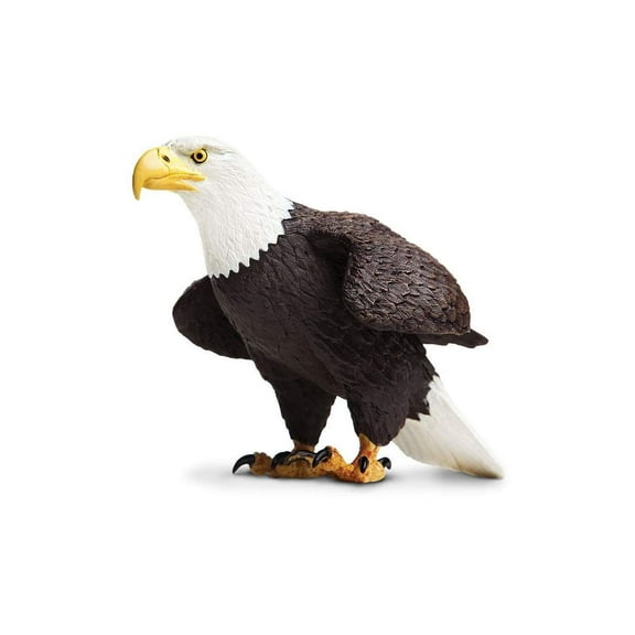Safari Ltd. Bald Eagle Figurine - Lifelike 7" Model Figure - Educational Toy for Boys, Girls, and Kids Ages 18 months 