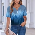 thumbnail image 4 of Womens Tops Trendy Plus Size Shirts for Women Dressy Casual Work Oversized V Neck Tshirts for Women Women Tshirt Dress Summer Women's Clothing, 4 of 8