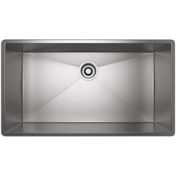 Rohl Rss3016 Forze 31-1/2" Undermount Single Basin Stainless Steel Kitchen Sink -