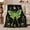 Moon Trio Moth, variant on Green Luna Moth beneath Moon Phases and Stars, Mystical Botanical Style for Moth Lovers, Celestial Garden Motif and Birthday Gift, Cozy Flannel Blanket for Bedroom and Reading Nook, Home Decor