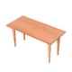 thumbnail image 1 of Adorno de mesa de madera para casa de muñecas, muebles en miniatura a escala 1/12, modelo de mesa para casa de muñecas para diseño de jardín de hadas., 1 of 9