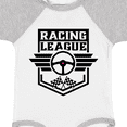 thumbnail image 4 of Inktastic Racing League with Race Car Wheel and Wings Boys or Girls Baby Bodysuit, 4 of 5