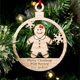 thumbnail image 1 of De Madera Ahuecado Gingerman Colgante Árbol De Navidad Colgante Colgante Regalo Para Amigos Y Familiares Cateissary HA045231-05, 1 of 5