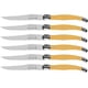 thumbnail image 1 of Cuchillos con Mango Ergonómico LaguioleYellow 6 pzas 23 cm Amarillo Acero Inoxidable Cuchillo para carne., 1 of 3