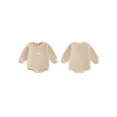 thumbnail image 2 of Cenuakty Baby Boys Girls Romper Long Sleeve Round Neck Goose Embroidery Bodysuit Newborn Fall Playsuit, 2 of 9
