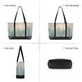 thumbnail image 6 of FORMRS Canvas Laptop Tote Bag for Women with 15.6" Computer Compartments Shoulder Handbag, Night Deer, 6 of 7
