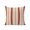Red, Beige, variant on Outdoor Pillows Waterproof, Brown Striped Bedding Throw Pillows with Insert for Couch Sofa Bed, Modern Minimalist Stripes Farmhouse 18x18 Inch Pillowcases Decorative Camping Patio Pillow Set of 1