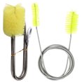 thumbnail image 1 of Miangastore 2pcs Kitchen U-shaped Pipe Brush Cleaning Brush Glass Inlet and Outlet Nylon Brush Aquarium Cleaning Tools Spring Brushes for Home (Yellow), 1 of 8