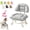 Gray, variant on Zlinib Rolling Low Stool with Backrest,Padded Seat Silent Casters,360° Swivel Silent Glide Chair,Small Soft Rolling Backrest Chair with Wheel for Home