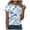 A1-Light Blue, variant on Autumn Hunting Tree Camo Pattern Womens Graphic Printed T-Shirt Short Sleeve Casual Tees Tops (Dark Gray, S)
