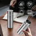 thumbnail image 5 of 4Pcs Mini Stainless Steel Water Bottle 4oz Insulated Water Bottle Leakproof Travel Mug Portable Small Flask for Home School Office Camping, 5 of 8