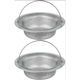 thumbnail image 1 of Colador de fregadero - 2 piezas - 8 cm - Acero inoxidable - Con asa - Universal - Colador de desagüe - Colador - Cocina - Baño, 1 of 6
