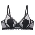 thumbnail image 2 of HBGVBA Women's Push Up Bras Summer Thin Lace Solid Color Breathable No Underwire Supportive Bra, 2 of 5
