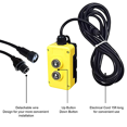 thumbnail image 3 of LOVEVER 3 Wire Dump Trailer Remote Control Switch for 12V DC Single Acting Hydraulic Pump Lift Unloading, 3 of 6