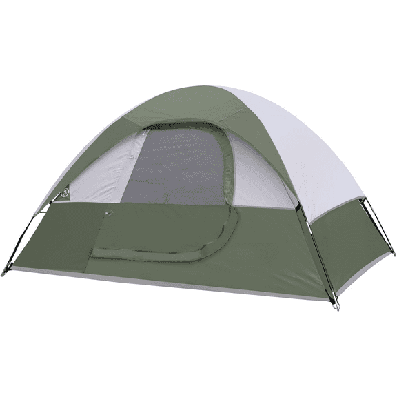 Camping Tent 2 Person, Waterproof Windproof Tent with Rainfly Easy Set up-Portable Dome Tents for Camping