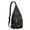 Black-15, variant on Bee Hive Sling Backpack – Artistic Honeycomb Print Crossbody Bag, Multi-Layer Storage for Hiking, Commuting & Photography
