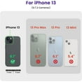 thumbnail image 6 of Designed for iPhone 13 Case, Silicone Shockproof Slim Thin Phone Case for iPhone 13 6.1 inch Space Gray, 6 of 13