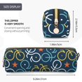 thumbnail image 3 of Disketp Bicycle Colorful Estuche de Lápices de Cuero con Cierre, Estuche Compacto para Papelería, Bolígrafos y Accesorios Pequeños, 3 of 7