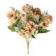 thumbnail image 2 of Flores artificiales, flores falsas, flores de imitación, juego de regalo para mujer, flores de imitación, decoración del hogar, boda, flores de mano, pared, flores artificiales, rosas pegadas, 2 of 8