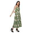 thumbnail image 3 of Moomaya Robe Longue en Spaghetti Sans Manches en Coton pour Femme, 3 of 6