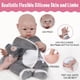 thumbnail image 3 of Vollence Muñeca realista de silicona de cuerpo completo de 19 pulgadas que parece un niño real, no muñecas de material de vinilo, muñecas realistas, muñeca Reborn, muñeca real, 3 of 5