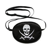 Panda Superstore Silk Soft & Comfortable Kids Eye Patch Pirate Pattern - Black