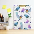 thumbnail image 6 of FMSHPON Bird Clipboard Hardboard Wood Nursing Clip Board and Pull for Standard A4 Letter 13x9 inches, 6 of 7