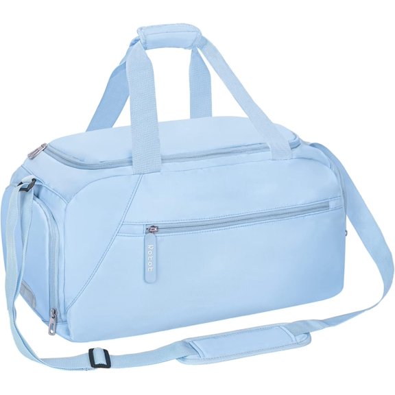 ROTOT Gym Duffel Bag, Gym Bag with Waterproof Shoe Pouch, Weekend Travel Bag with a Water-resistant Insulated Pocket Royal blue
