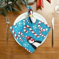 thumbnail image 2 of Coolnut Penguins Cloth Napkins Set of 6,20x20 Inches Napkins Cloth Washable Reusable Soft for Dinner,Wedding,Parties,Home Dinner,Tableative Decor Gift, 2 of 7