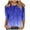 Blue, variant on Women Tank Tops Loose Fit Crop Floral Print Blouses for Women Plus Size Womens Shirts Casual