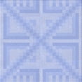 thumbnail image 1 of Ahgly Company Machine Washable Indoor Square Transitional Sky Blue Area Rugs, 4' Square, 1 of 7