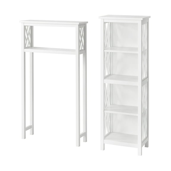 Coventry Over Toilet Open Storage Shelf, Bath Tall Storage Shelf