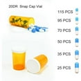 thumbnail image 3 of Pharmacy Vials 20 Dram AMBER (PACK OF 16) Snap Cap, Caps Included by Sponix BioRx, 3 of 5