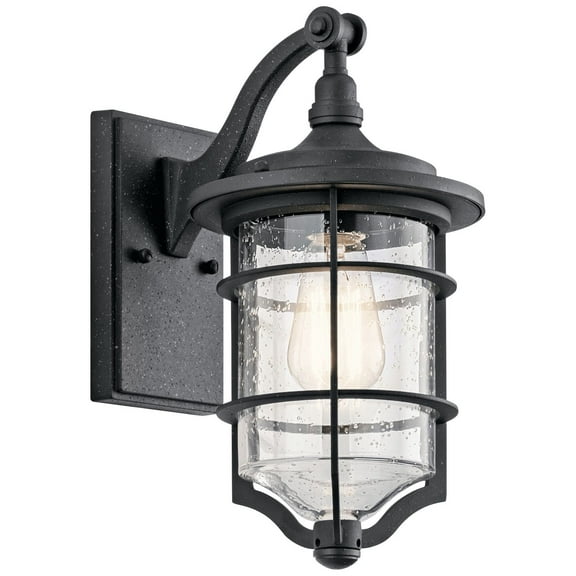 Kichler 49126 Royal Marine 1 Light 13.25" High Outdoor Wall Sconce - Black