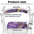 thumbnail image 6 of HELLHERO Marble Pattern Seat & Back Covers and Walker Seat Cover for The Elderly Anti-Slip Cover Easy Installation Non Slip, 6 of 7