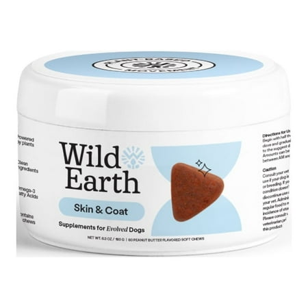 UPC: 0860003602614 | Skin Coat Dog Supplements by Wild Earth
