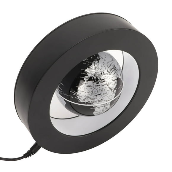 Magnetic Levitation Globe, Frosted Texture Floating Globe World Map Beautiful For Office US Plug 100-240V