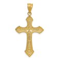 thumbnail image 4 of Auriga Fine Jewelry 14K Yellow Gold Polished Cross Pendant for Women (L-37 mm,W-20 mm), 4 of 6