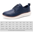 thumbnail image 2 of Zapatos de vestido de cuero para hombres zapatos de negocios de moda zapatos livianos oxfords zapatos para caminar casuales para oficina de negocios, 2 of 9