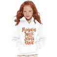 thumbnail image 5 of Fall Pumpkin Spice and Jesus Christ Kids Hoodie Sweatshirt Girls Teen Brisco Brands M, 5 of 6