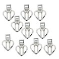thumbnail image 1 of Pinzas de cabello Zulema amor corazón 10 piezas, 1 of 8