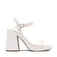 thumbnail image 2 of Sandalia DREAM PAIRS Giselle Blanca con Tacón Bloque Grueso 11 cm, 2 of 6