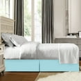 thumbnail image 4 of 14" Tailored Pleated Bed Skirt Dust Ruffle, Full XL, Baby Blue, by Clara Clark, 4 of 4