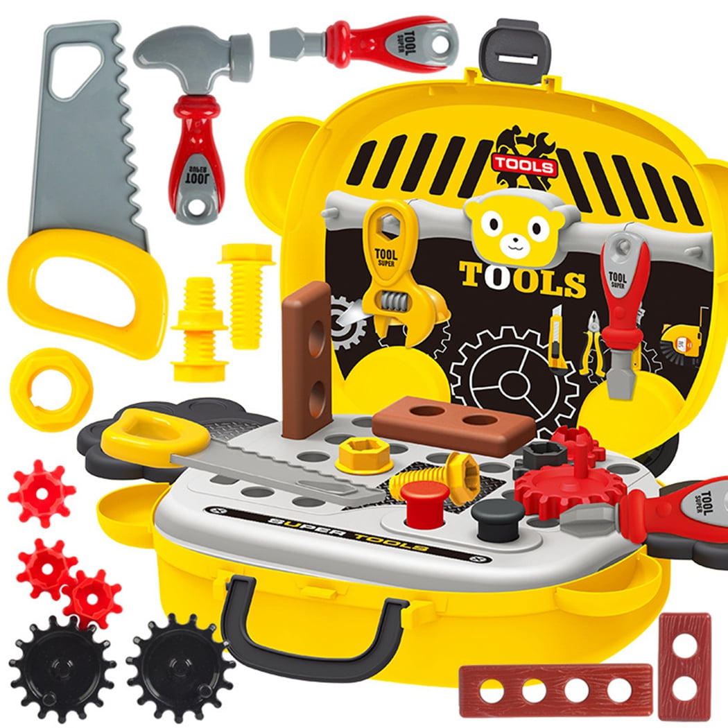 14PCS Kids Tool Set Realistic Kids Fixing Tool Kit Construction Tool