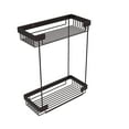 thumbnail image 2 of Double Tier Rectangular Toiletry Shower Basket in Polished Chrome, 2 of 2