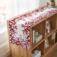 thumbnail image 6 of Table Runners 90 Inches Long Dress Scarves, Red Eucalyptus Leaves Farmhouse Coffee/Dining/Kitchen Table Runner for Living Room, Spring Summer Botanical 13x90 Inch, 6 of 9