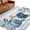 White, variant on Small Round Rug 3Ft, Blue White Pumpkin Fall Non-Slip Washable Circle Rugs Carpet, Thanksgiving Eucalyptus Blue Plaid Indoor Outdoor Rug Floor Mats Throw Runner for Bedroom Living Room Bathroom